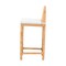 Baxton Studio Zariah Modern Bohemian Natural Brown Rattan and Mahogany Wood Bar Stool 233-13172-ZORO - alternate 8
